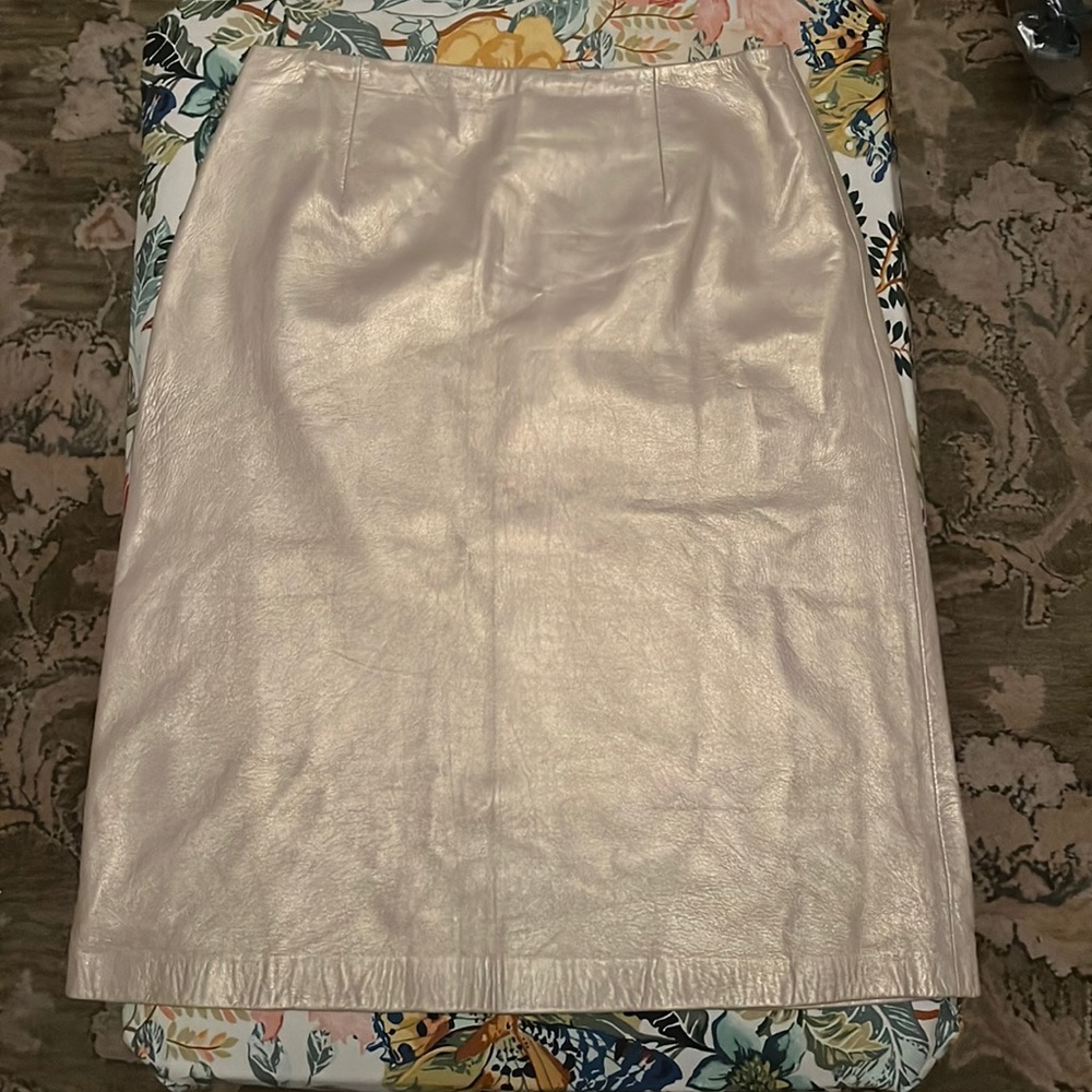 VINTAGE I.N.C leather skirt
